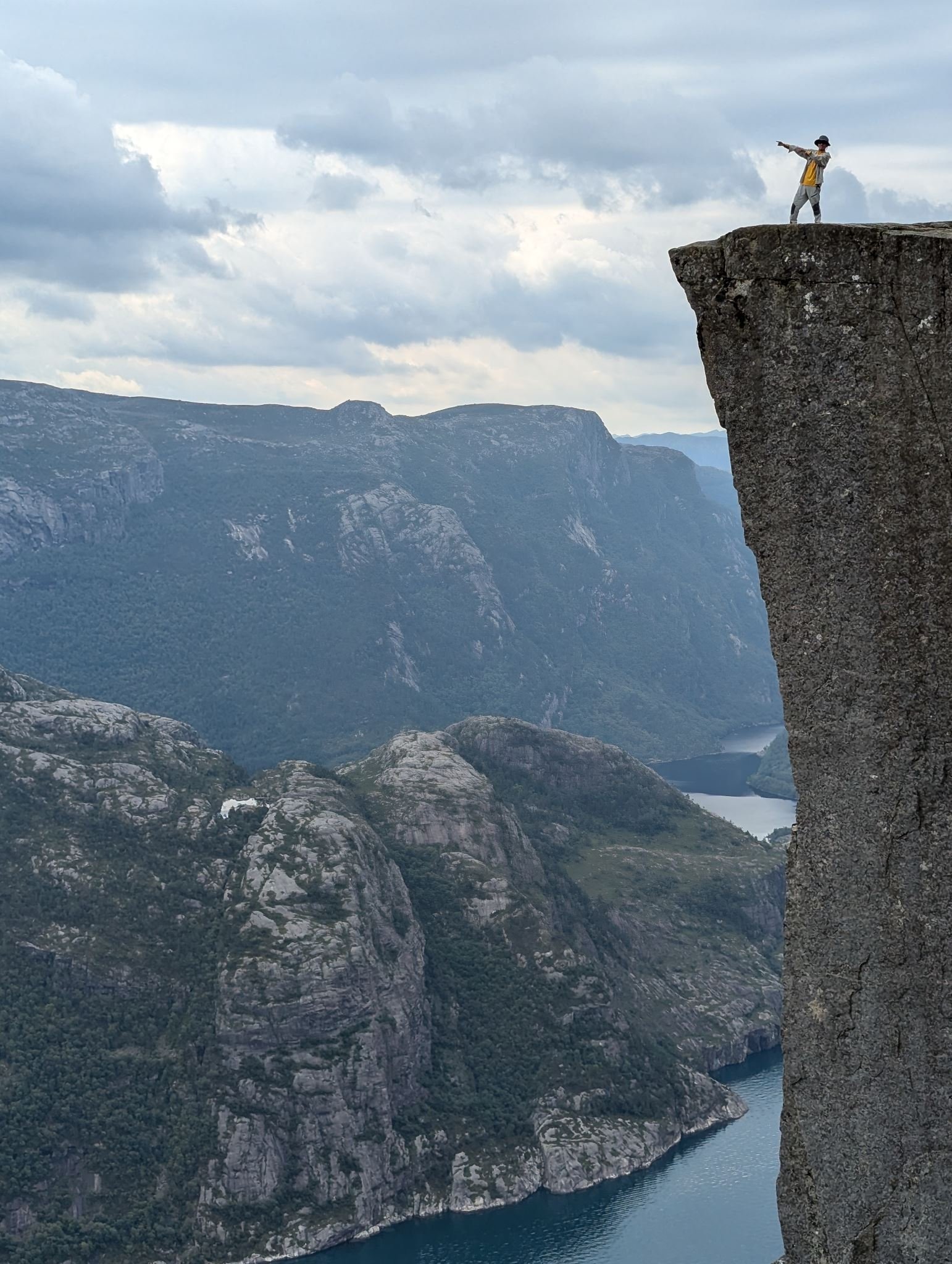 Hiking up pulpit rock norway a must do in stavanger