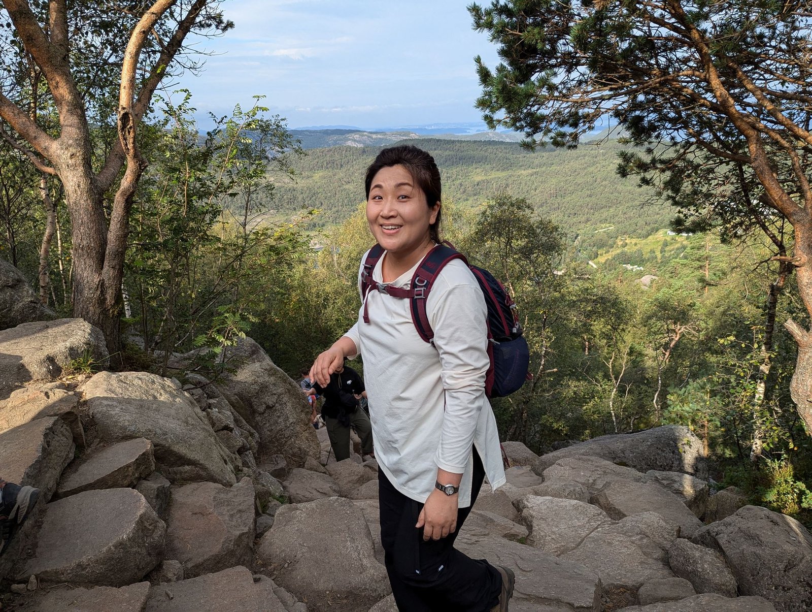 Hiking pulpit rock norway with troll adventure